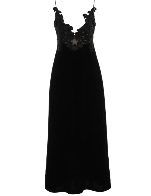 Sensory Velvet Slip Dress