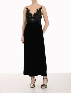 Sensory Velvet Slip Dress