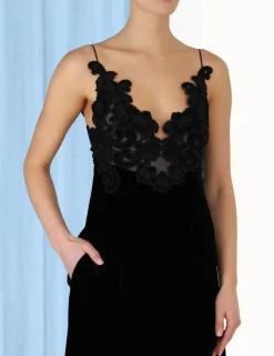 Sensory Velvet Slip Dress