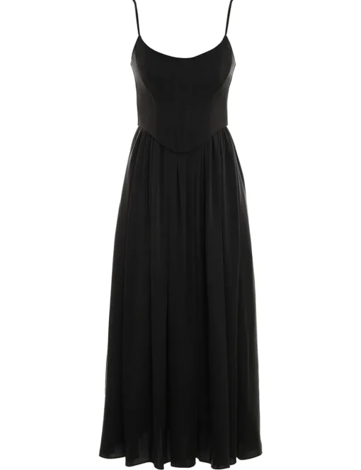 Silk Corset Dress