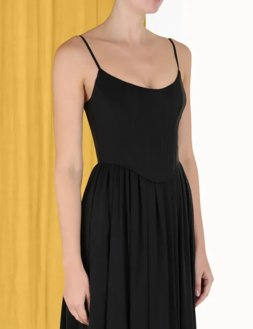 Silk Corset Dress