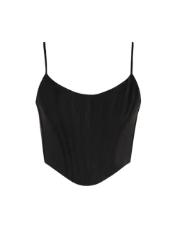 Silk Corset Top