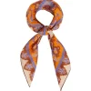 Silk Cotton Square Scarf