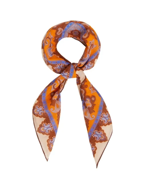 Silk Cotton Square Scarf