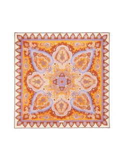 Silk Cotton Square Scarf