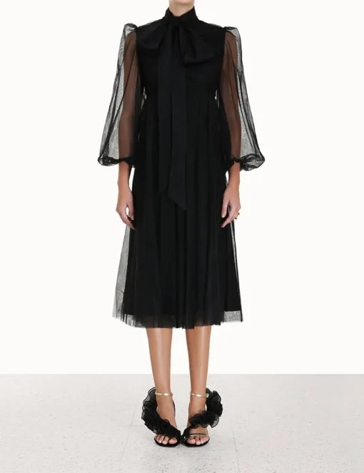 Tulle Midi Dress