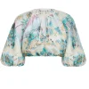 Vacay Puff Sleeve Crop Top