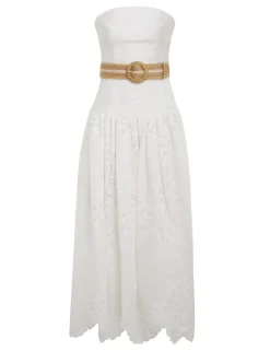 Vacay Strapless Midi Dress